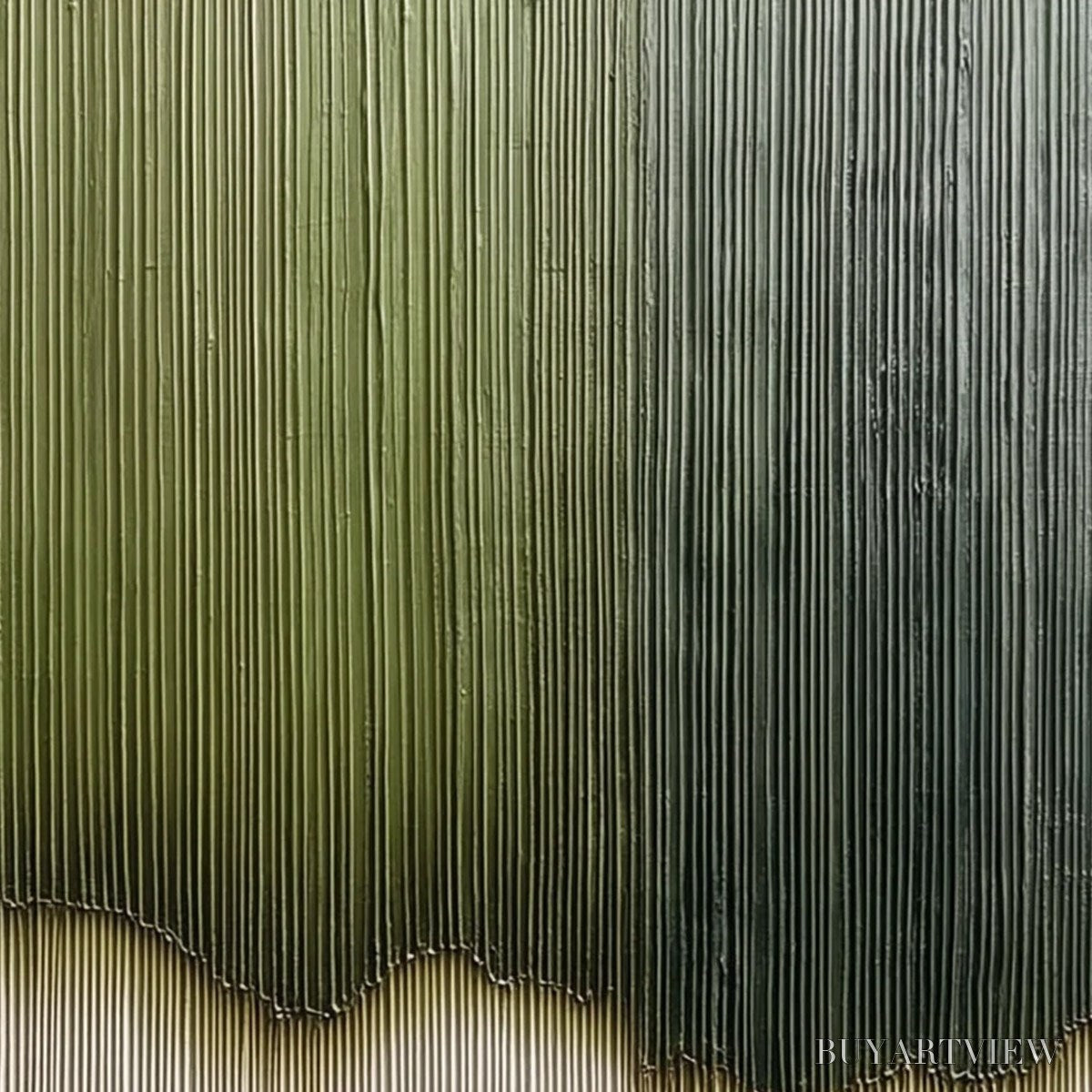 BUYARTVIEW Verdant Strata – Textured Wabi Sabi Abstract Earth Painting - image 3