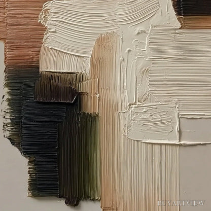 BUYARTVIEW Strata – Vertical Wabi Sabi Textured Abstract Painting - image 5