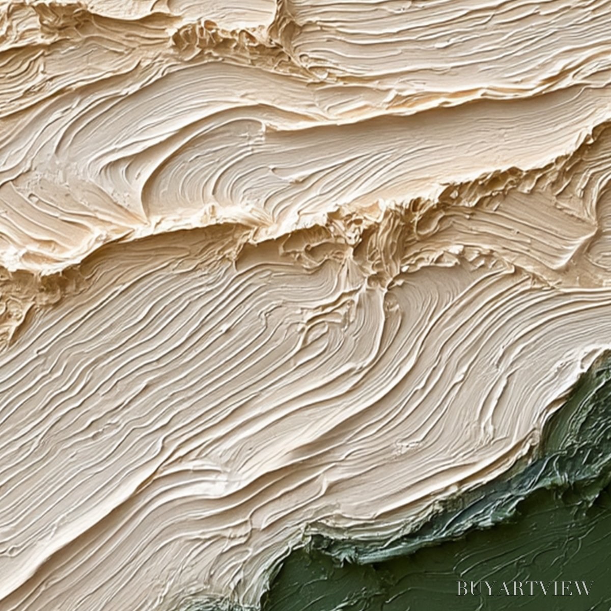 BUYARTVIEW Terra Firma – Textured Wabi Sabi Abstract Oil Painting - image 3