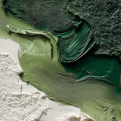 BUYARTVIEW Terra Firma – Heavily Textured Wabi Sabi Abstract Painting in Earth Tones - image 5
