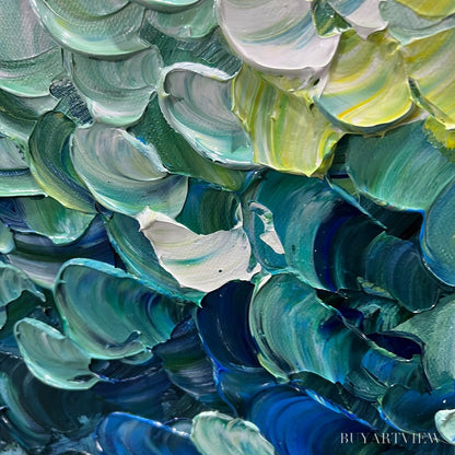 BUYARTVIEW Forest Whispers – Textured Panoramic Oil Painting - image 3