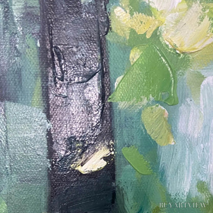 BUYARTVIEW Emerald Grove – Forest Trees Nature Oil Painting - image 5