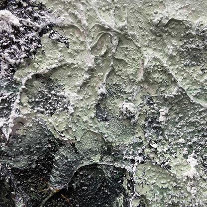 BUYARTVIEW Sage River – Green and White Abstract Landscape Impasto Painting - image 6
