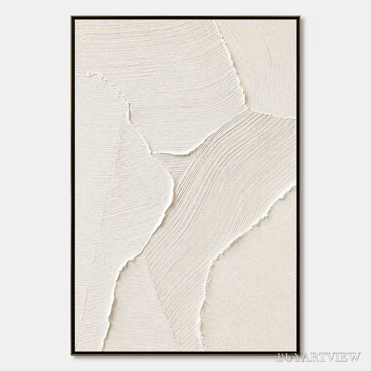 BUYARTVIEW Whisper – Wabi Sabi Style Textured Abstract Painting - image 1