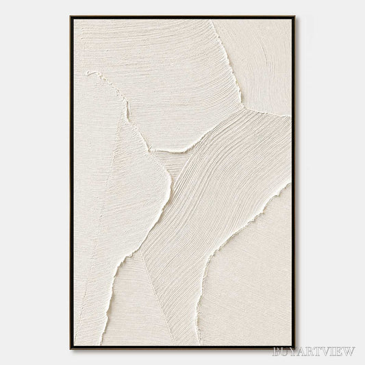 BUYARTVIEW Whisper – Wabi Sabi Style Textured Abstract Painting - image 1
