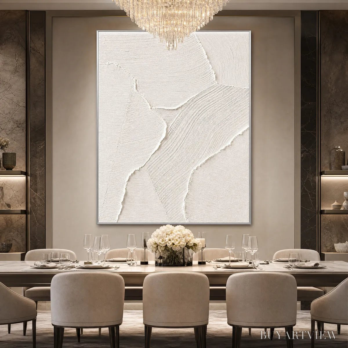 BUYARTVIEW Whisper – Wabi Sabi Style Textured Abstract Painting - image 5