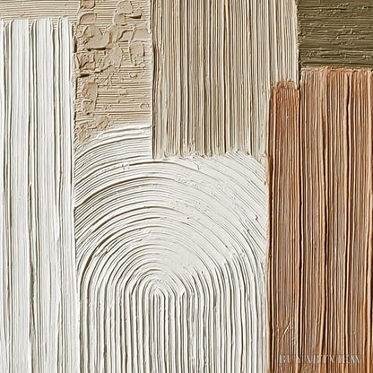 BUYARTVIEW Terra Firma – Heavily Textured Wabi Sabi Abstract - image 5