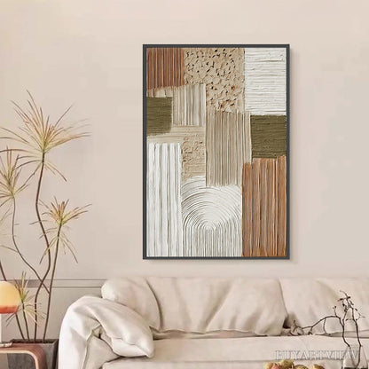BUYARTVIEW Terra Firma – Heavily Textured Wabi Sabi Abstract - image 6