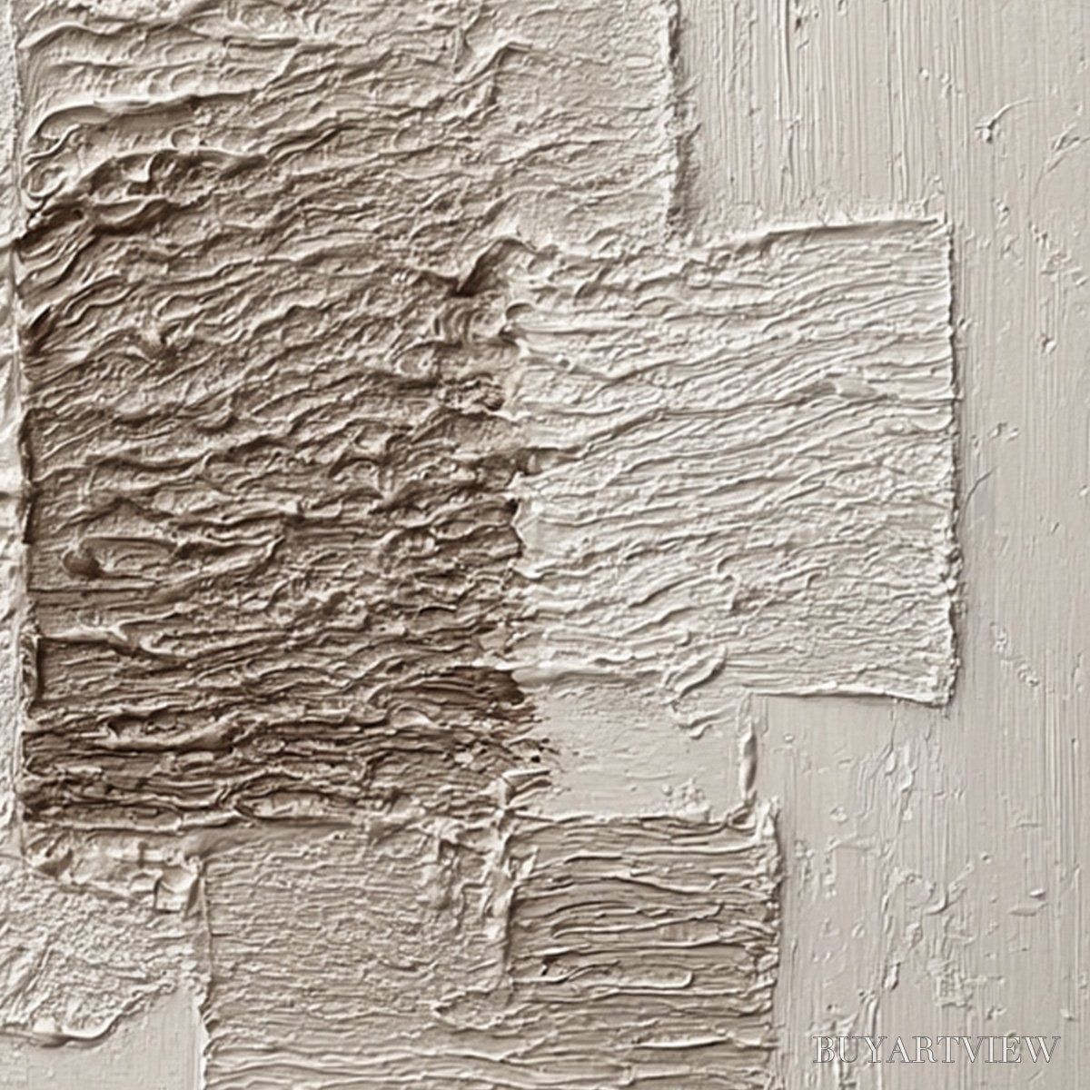 BUYARTVIEW Strata – Large Textured Wabi Sabi Abstract Painting - image 5