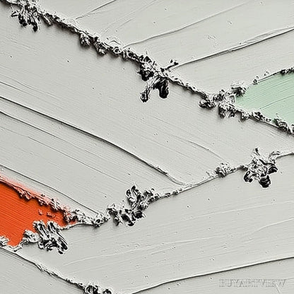 BUYARTVIEW Moments of Color Abstract Oil Painting | Textured - image 3