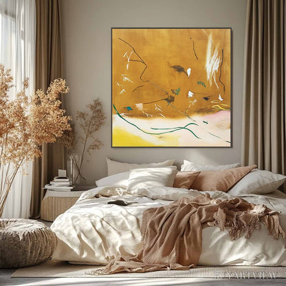 BUYARTVIEW Autumn Whisper – Earthy Abstract Painting for Modern Wabi Sabi Decor - image 6