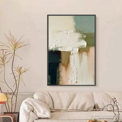 BUYARTVIEW Strata – Textured Wabi Sabi Style Abstract Impasto Painting - image 6