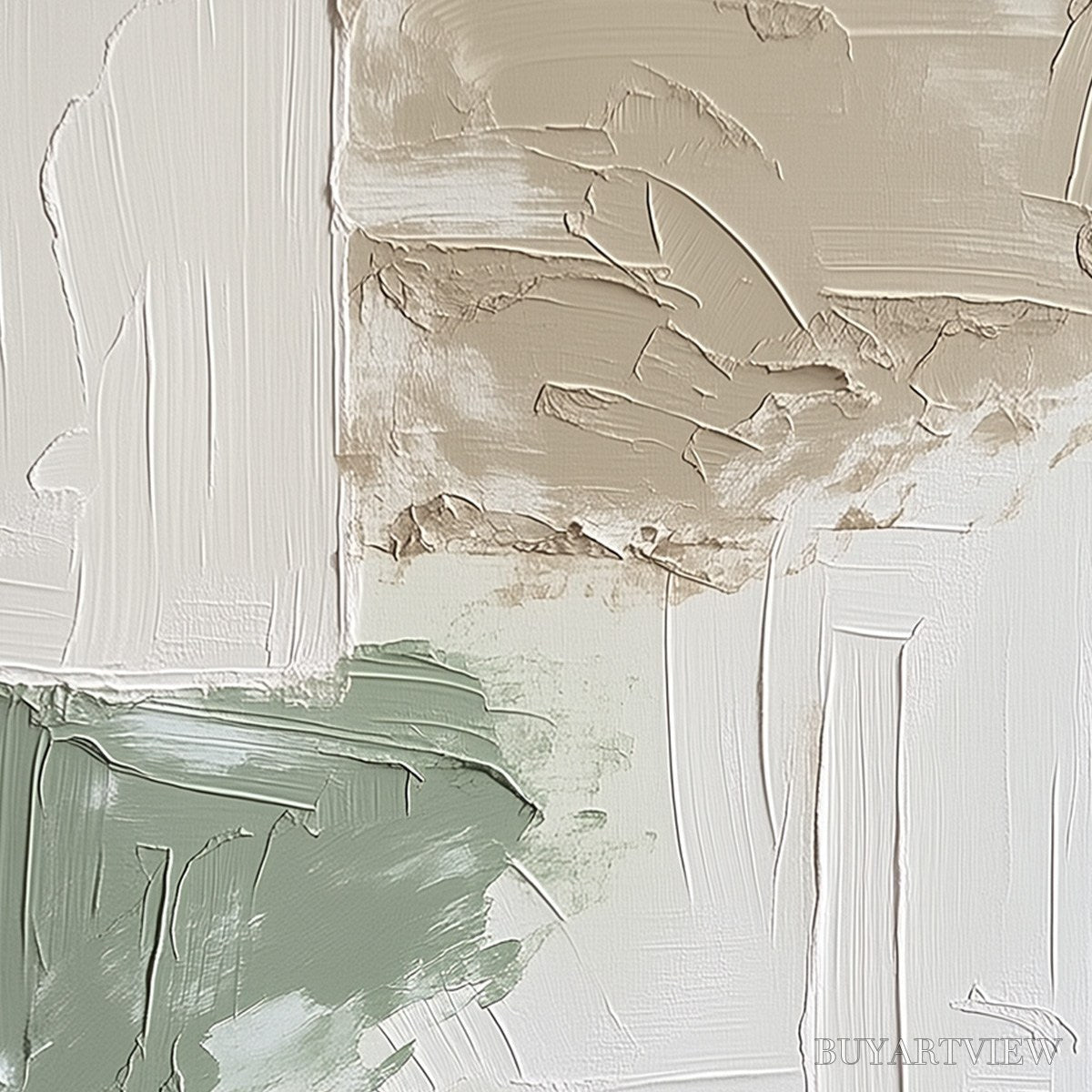 BUYARTVIEW Urban Sanctuary – Textured Minimalist Abstract Painting - image 3