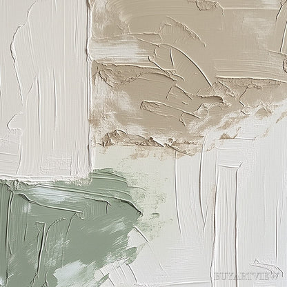 BUYARTVIEW Urban Sanctuary – Textured Minimalist Abstract Painting - image 3