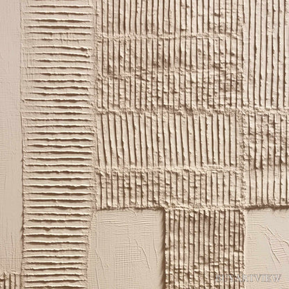 BUYARTVIEW Terra Alba – Textured Wabi Sabi Minimalist Abstract Painting - image 3