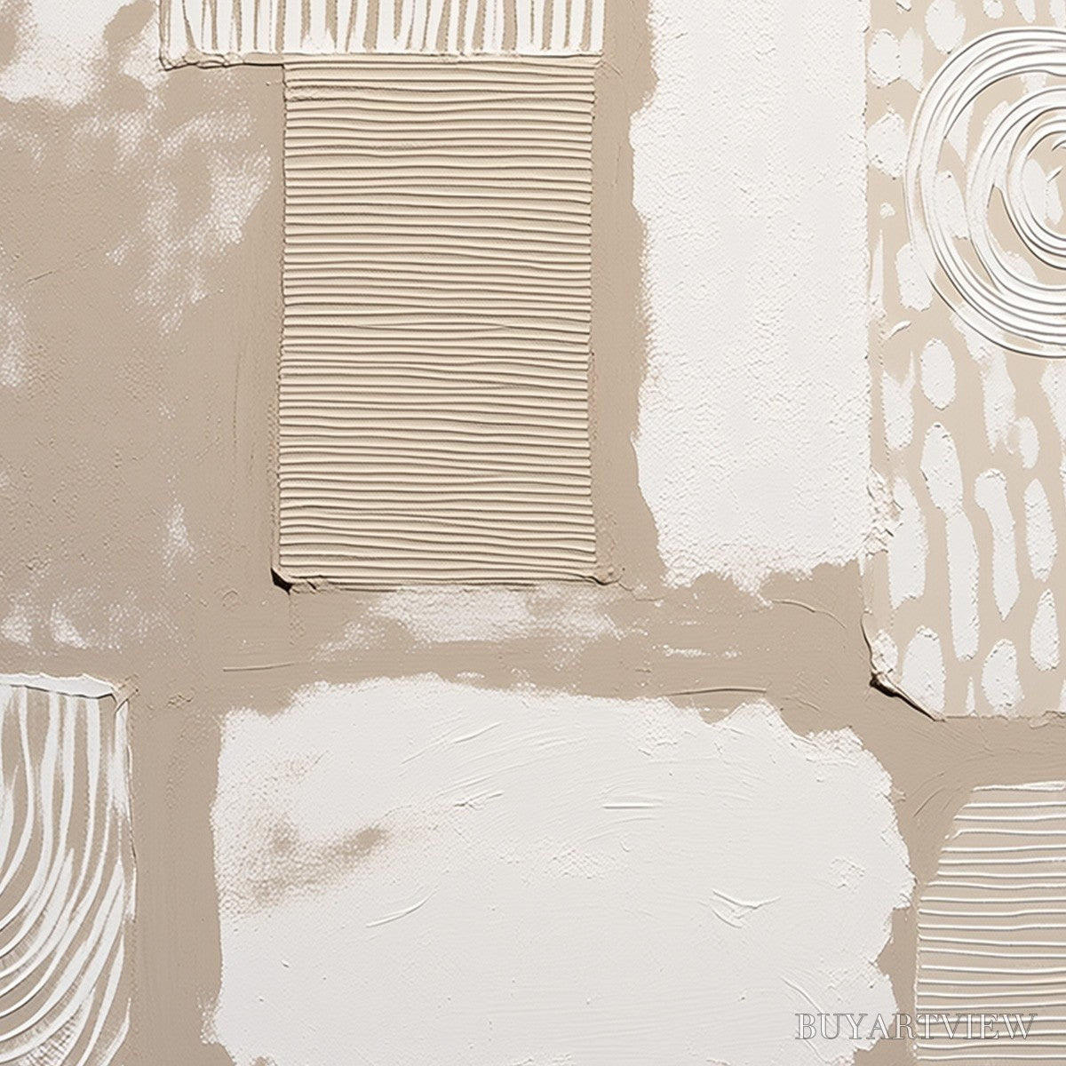 BUYARTVIEW Urban Artifacts – Large Textured Minimalist Abstract Painting - image 5