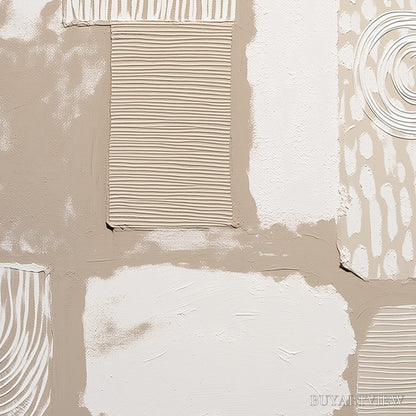 BUYARTVIEW Urban Artifacts – Large Textured Minimalist Abstract Painting - image 5