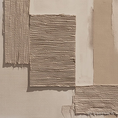 BUYARTVIEW Terra Forma – Minimalist Textured Beige and White Abstract Painting - image 5