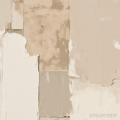 BUYARTVIEW Urban Fossil – Large Vertical Textured Minimalist Abstract Painting - image 3