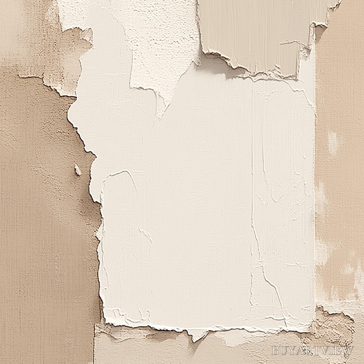 BUYARTVIEW Strata – Textured Neutral Abstract Wabi Sabi - image 5