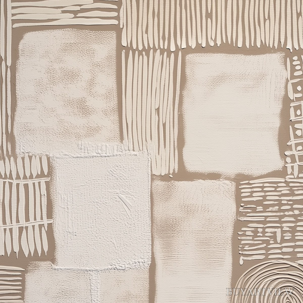 BUYARTVIEW Terra Firma – Textured Wabi-Sabi Abstract Painting for Modern Interiors - image 3