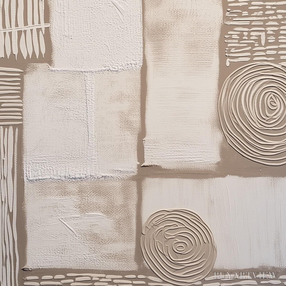 BUYARTVIEW Terra Firma – Textured Wabi-Sabi Abstract Painting for Modern Interiors - image 5
