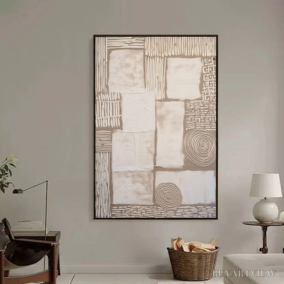 BUYARTVIEW Terra Firma – Textured Wabi-Sabi Abstract Painting for Modern Interiors - image 6