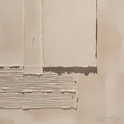 BUYARTVIEW Terra Forma – Textured Wabi Sabi Abstract Beige - image 5