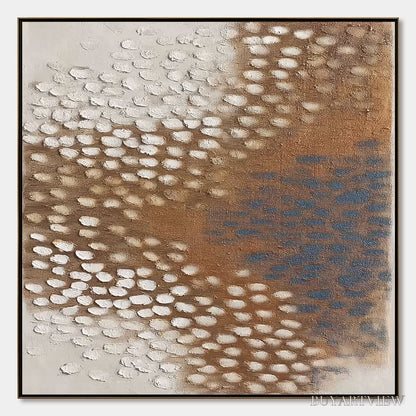 BUYARTVIEW Terra Rhythm – Heavily Textured Wabi Sabi Abstract Painting - image 1