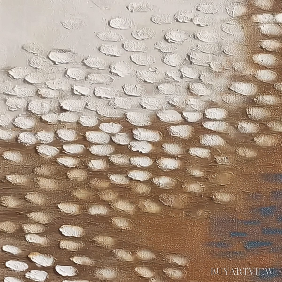 BUYARTVIEW Terra Rhythm – Heavily Textured Wabi Sabi Abstract Painting - image 3