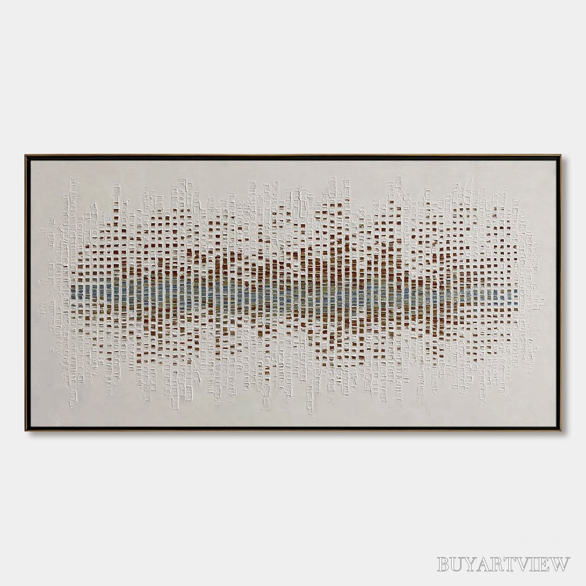 BUYARTVIEW Urban Sonata – Large Textured Minimalist Abstract Painting - image 1