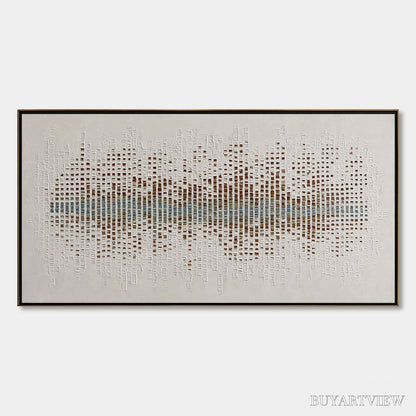 BUYARTVIEW Urban Sonata – Large Textured Minimalist Abstract Painting - image 1