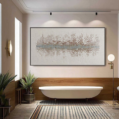 BUYARTVIEW Urban Sonata – Large Textured Minimalist Abstract Painting - image 2