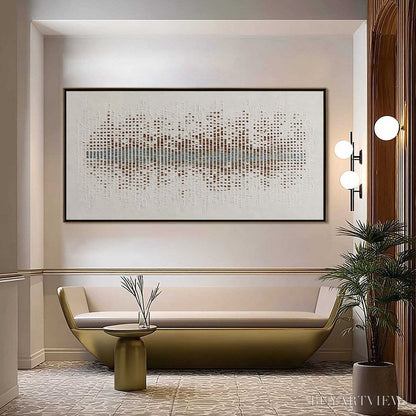 BUYARTVIEW Urban Sonata – Large Textured Minimalist Abstract Painting - image 4