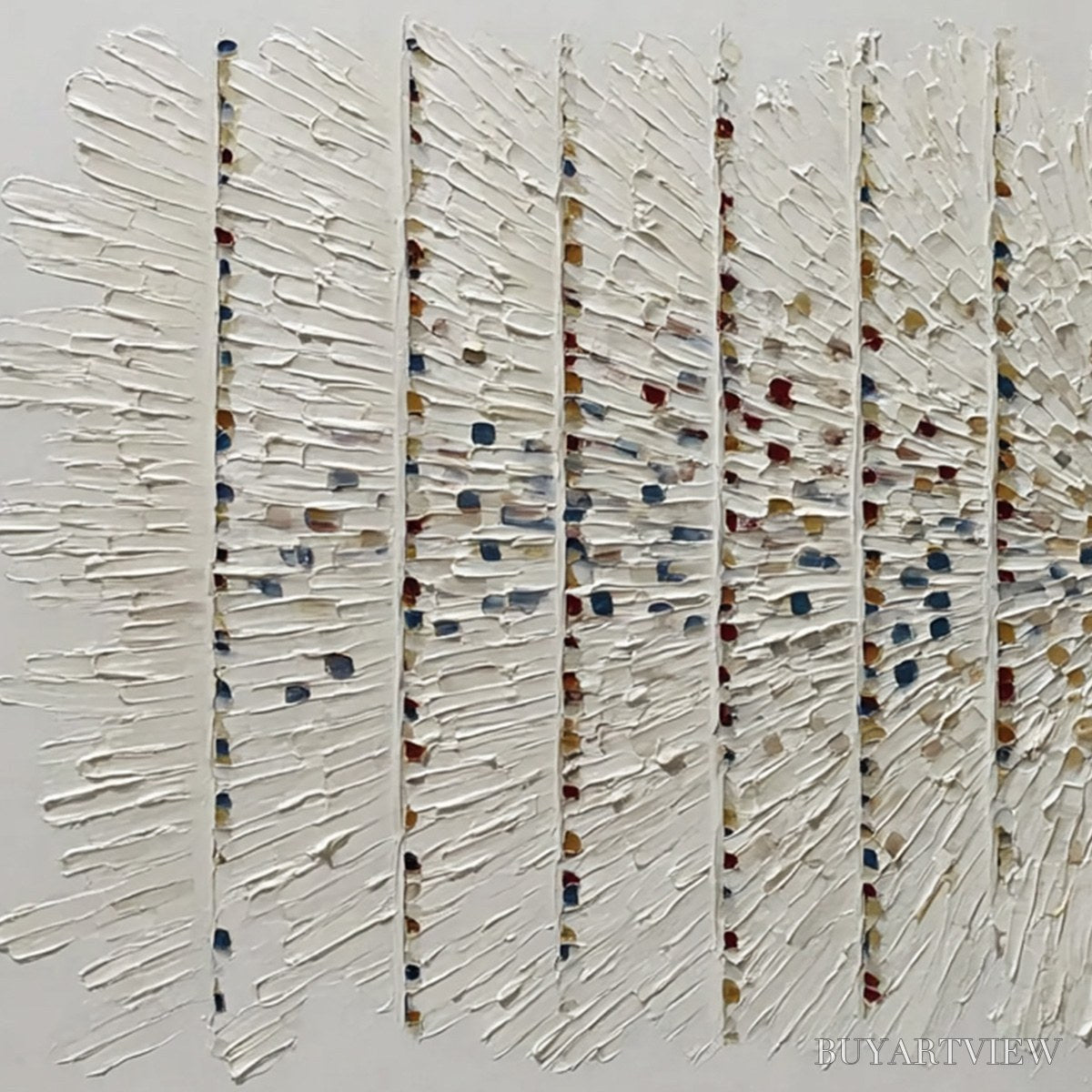BUYARTVIEW Chroma Pulse – Textured Wabi Sabi Abstract Painting - image 3