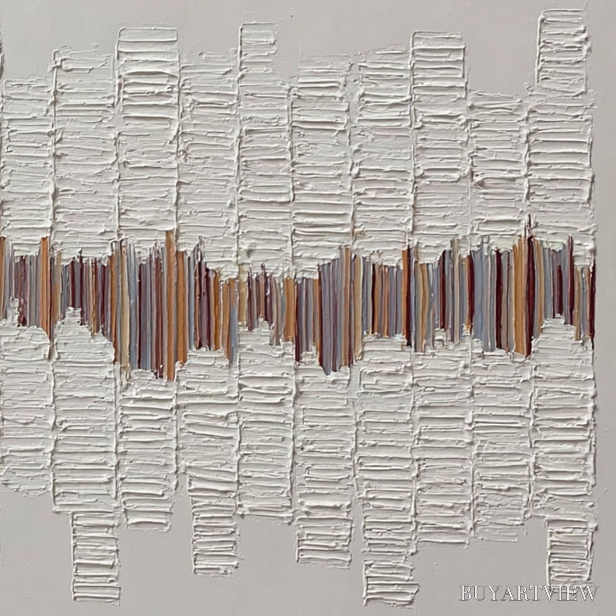 BUYARTVIEW Echoes in Silence – Large Textured Minimalist Abstract - image 5