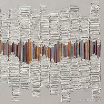 BUYARTVIEW Echoes in Silence – Large Textured Minimalist Abstract - image 5