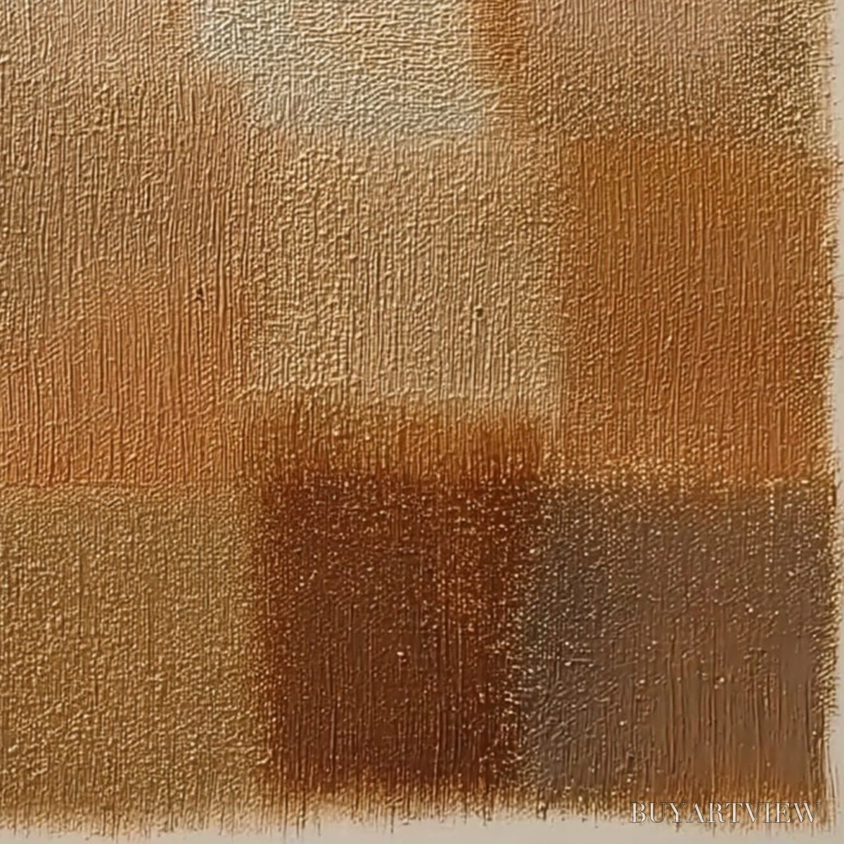 BUYARTVIEW Terra Firma – Textured Minimalist Abstract Painting in Earth Tones - image 3