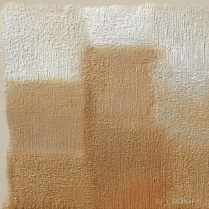 BUYARTVIEW Terra Firma – Textured Minimalist Abstract Painting in Earth Tones - image 5