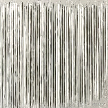 BUYARTVIEW Convergence – Textured Minimalist Wabi Sabi Abstract Painting in White - image 3