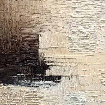 BUYARTVIEW Terra Firma – Textured Neutral Abstract Impasto Painting - image 5