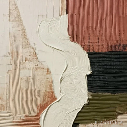 BUYARTVIEW Terra Firma – Textured Wabi Sabi Abstract Art in Earth Tones - image 3