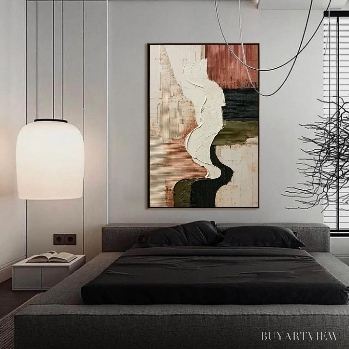 BUYARTVIEW Terra Firma – Textured Wabi Sabi Abstract Art in Earth Tones - image 4