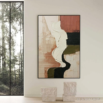BUYARTVIEW Terra Firma – Textured Wabi Sabi Abstract Art in Earth Tones - image 6