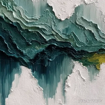 BUYARTVIEW Terra Flow – Textured Abstract Landscape Impasto Oil Painting - image 3