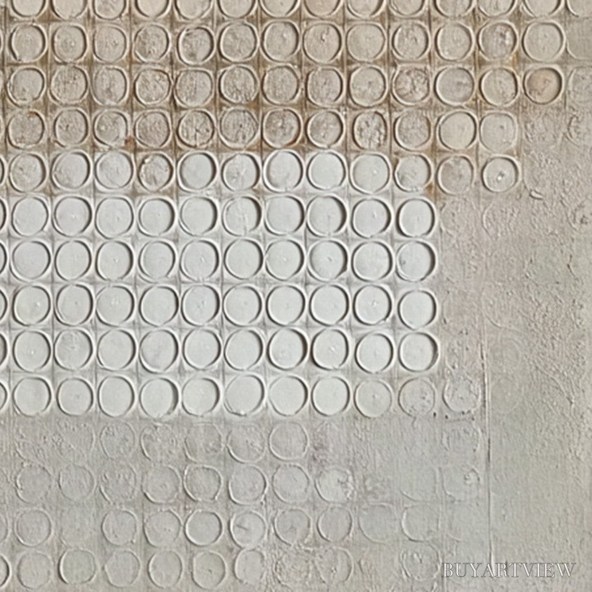 BUYARTVIEW Silent Rhythm – Textured Wabi Sabi Abstract Painting in Neutral Tones - image 3