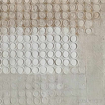 BUYARTVIEW Silent Rhythm – Textured Wabi Sabi Abstract Painting in Neutral Tones - image 3
