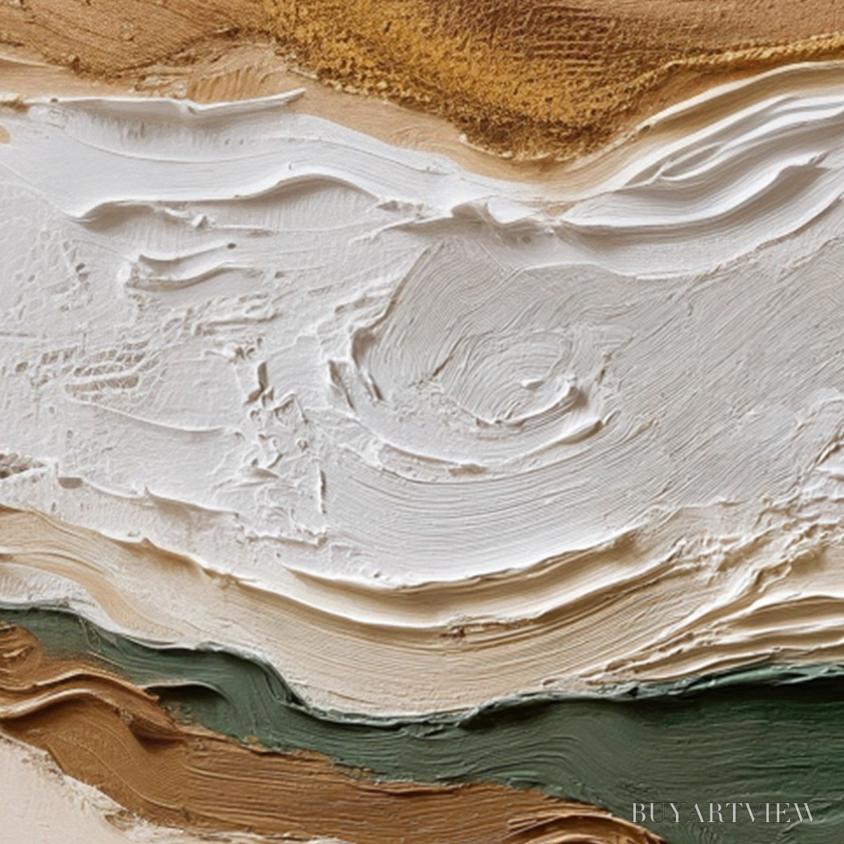 BUYARTVIEW Terra Veins – Textured Wabi Sabi Abstract Earth Landscape Painting - image 5