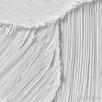 BUYARTVIEW Serene Rift – Large Textured White Minimalist Abstract Painting - image 3