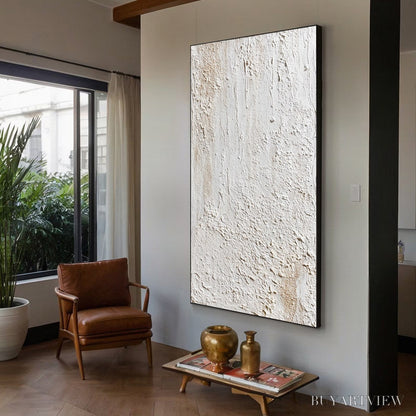 BUYARTVIEW Terra Alba – Textured Wabi Sabi Minimalist Abstract Painting - image 6